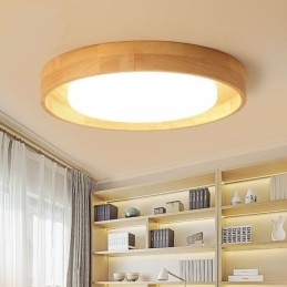 Designer Touch Decorative Modern Ceiling Light Wooden Acrylic Round Ceiling Light