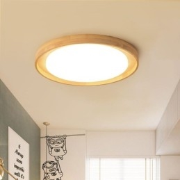Designer Touch Decorative Modern Ceiling Light Wooden Acrylic Round Ceiling Light