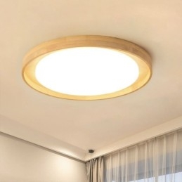 Designer Touch Decorative Modern Ceiling Light Wooden Acrylic Round Ceiling Light