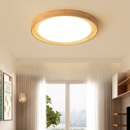 Designer Touch Decorative Modern Ceiling Light Wooden Acrylic Round Ceiling Light