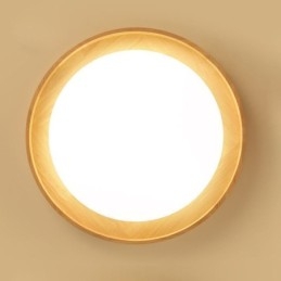 Designer Touch Decorative Modern Ceiling Light Wooden Acrylic Round Ceiling Light
