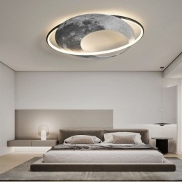 Designer Touch Decorative Ceiling Light Flush Mount Moon Ceiling Lamp