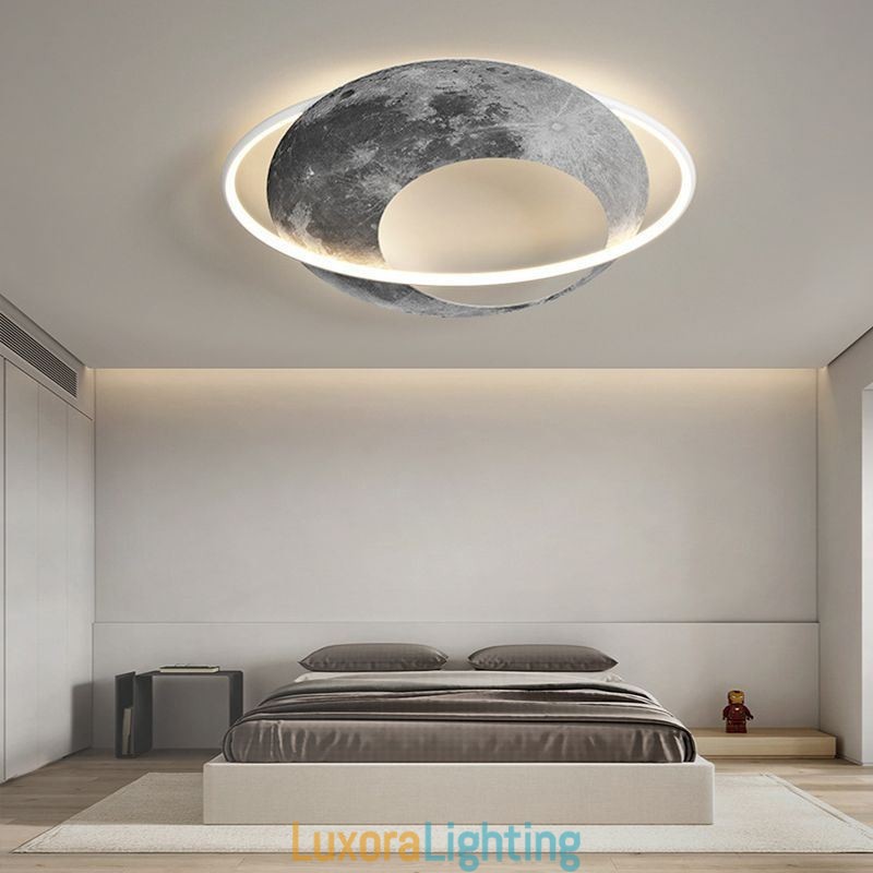 Designer Touch Decorative Ceiling Light Flush Mount Moon Ceiling Lamp