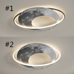 Designer Touch Decorative Ceiling Light Flush Mount Moon Ceiling Lamp