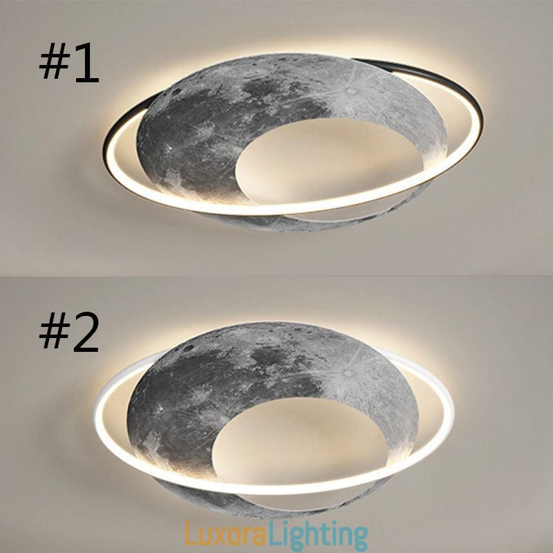 Designer Touch Decorative Ceiling Light Flush Mount Moon Ceiling Lamp