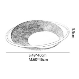 Designer Touch Decorative Ceiling Light Flush Mount Moon Ceiling Lamp