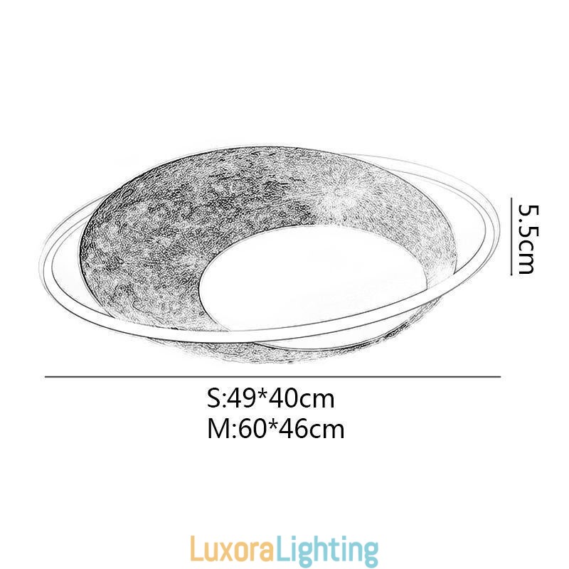 Designer Touch Decorative Ceiling Light Flush Mount Moon Ceiling Lamp