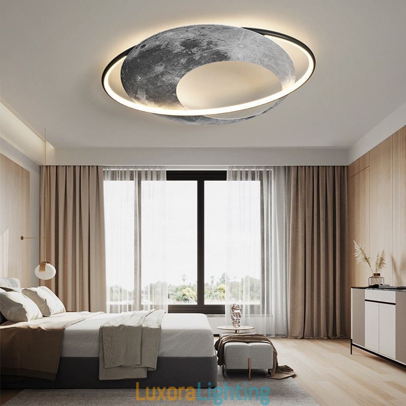 Designer Touch Decorative Ceiling Light Flush Mount Moon Ceiling Lamp