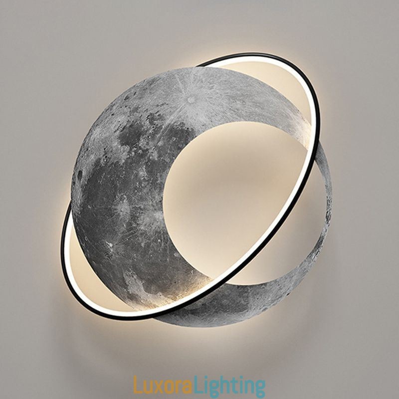 Designer Touch Decorative Ceiling Light Flush Mount Moon Ceiling Lamp
