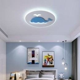 Designer Touch Decorative Modern Creative Ceiling Lamp Whale Ceiling Light