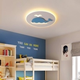 Designer Touch Decorative Modern Creative Ceiling Lamp Whale Ceiling Light