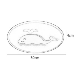 Designer Touch Decorative Modern Creative Ceiling Lamp Whale Ceiling Light
