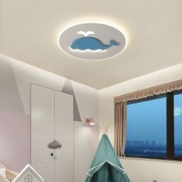 Designer Touch Decorative Modern Creative Ceiling Lamp Whale Ceiling Light