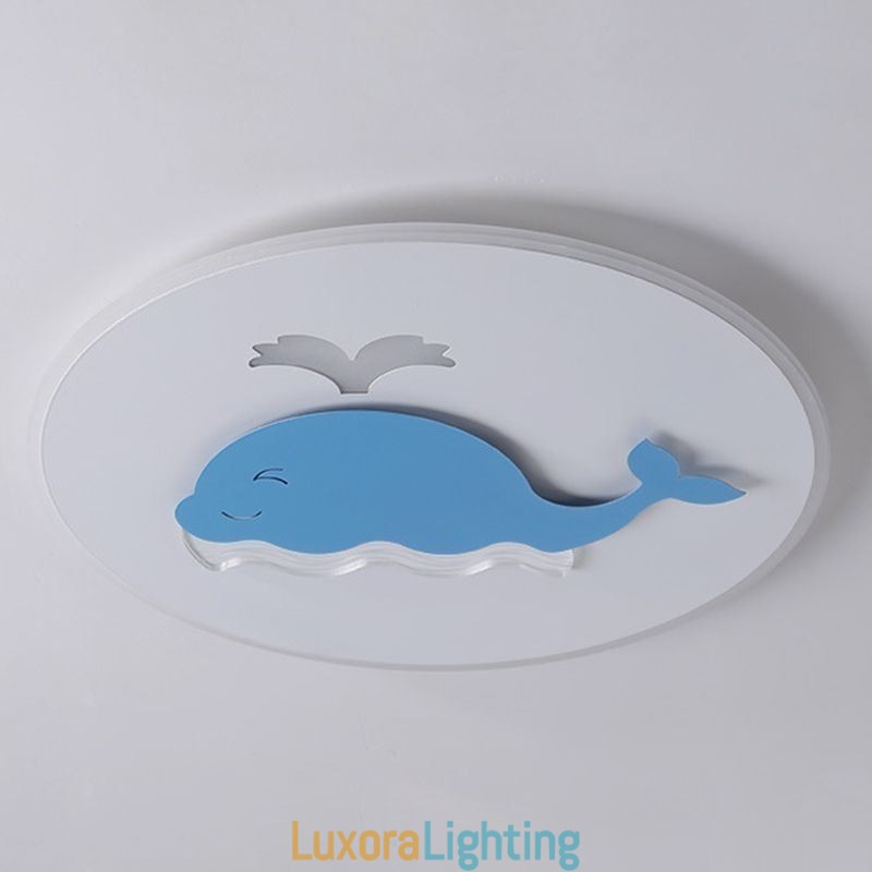 Designer Touch Decorative Modern Creative Ceiling Lamp Whale Ceiling Light