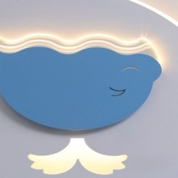 Designer Touch Decorative Modern Creative Ceiling Lamp Whale Ceiling Light