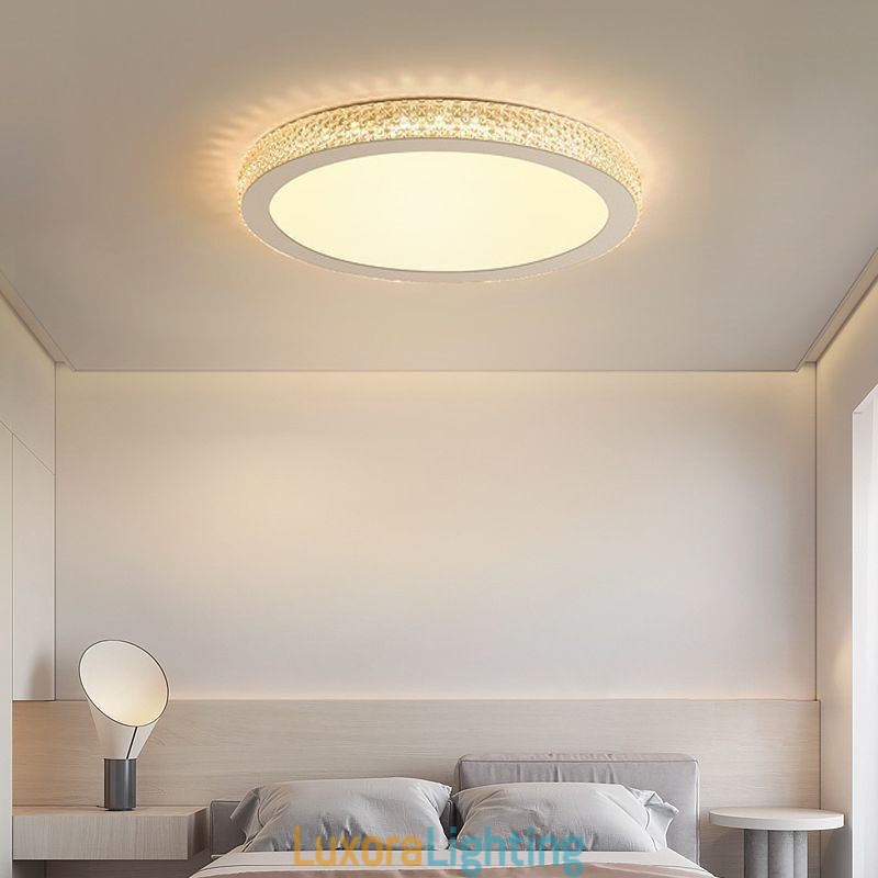 Designer Touch Decorative Modern Ceiling Light Shinny Diamond Flush Mount