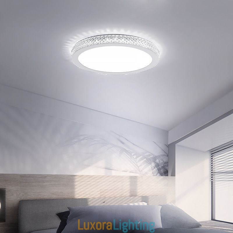 Designer Touch Decorative Modern Ceiling Light Shinny Diamond Flush Mount