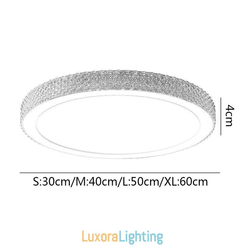 Designer Touch Decorative Modern Ceiling Light Shinny Diamond Flush Mount