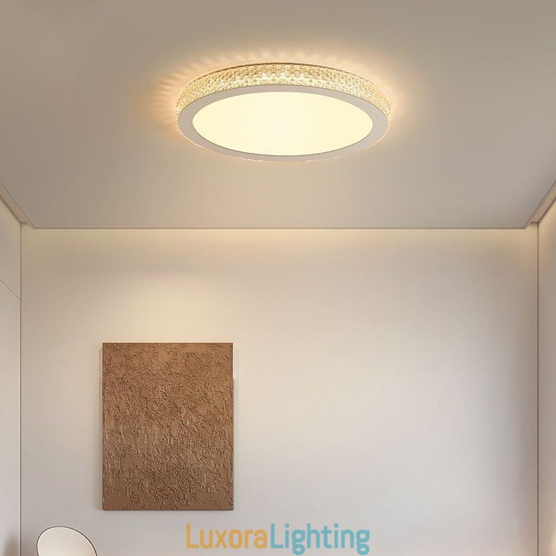 Designer Touch Decorative Modern Ceiling Light Shinny Diamond Flush Mount