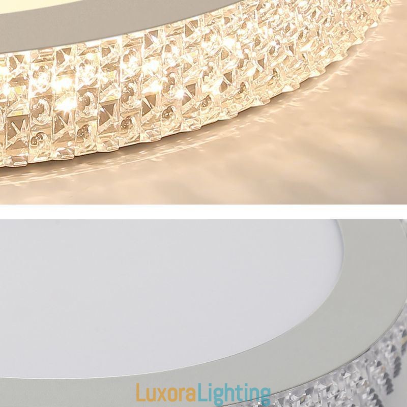 Designer Touch Decorative Modern Ceiling Light Shinny Diamond Flush Mount