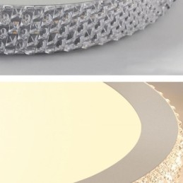 Designer Touch Decorative Modern Ceiling Light Shinny Diamond Flush Mount