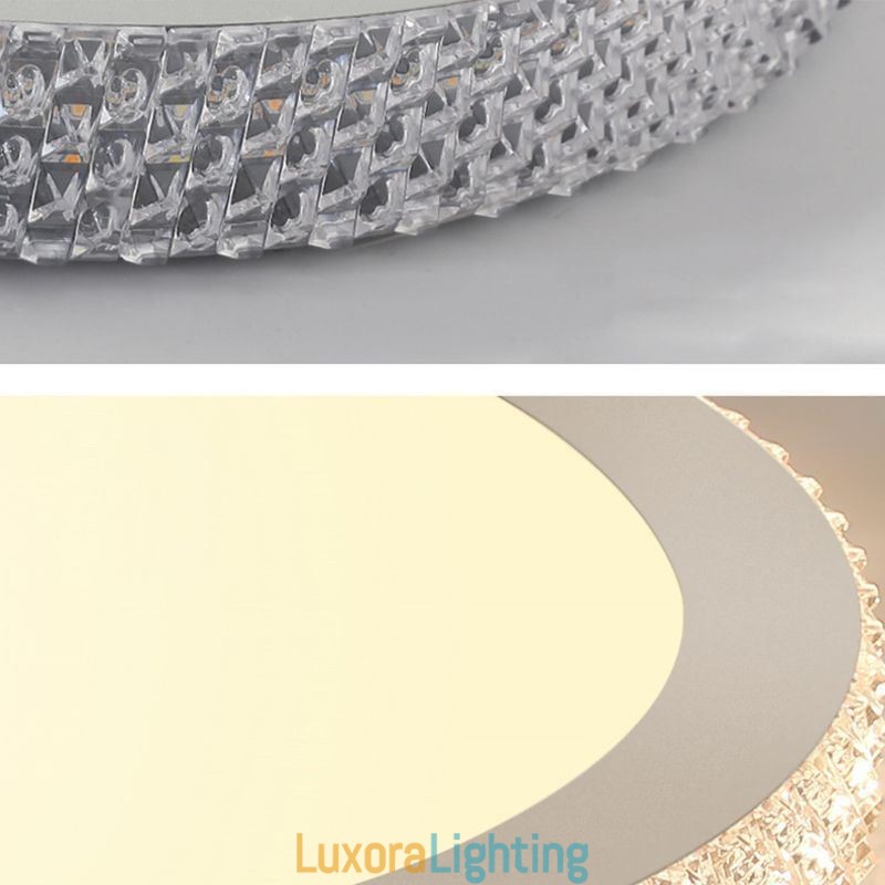 Designer Touch Decorative Modern Ceiling Light Shinny Diamond Flush Mount