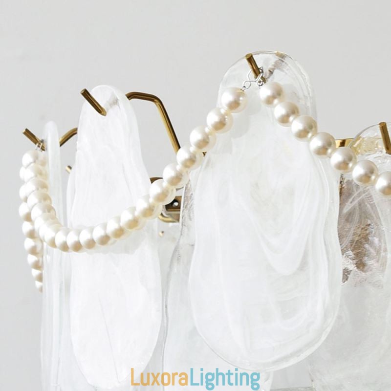 Designer Touch Decorative European Iron Ceiling Light Elegant Glass Ceiling Lamp