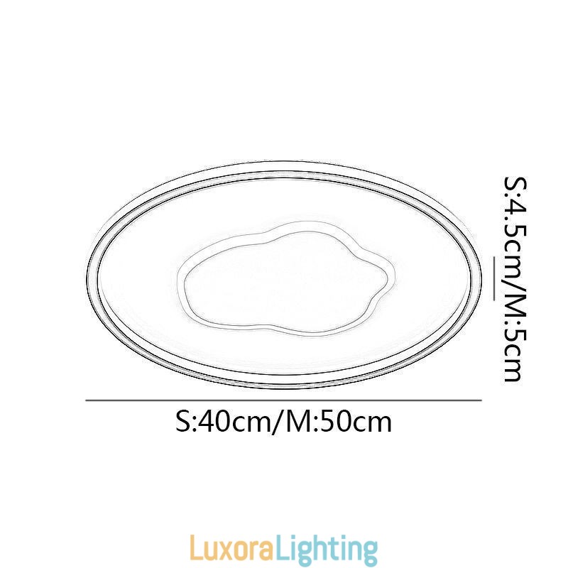Designer Touch Decorative Modern Ceiling Light Round Cloud Ceiling Lamp