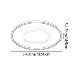 Designer Touch Decorative Modern Ceiling Light Round Cloud Ceiling Lamp