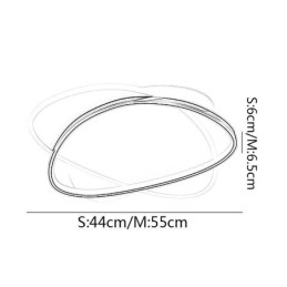 Designer Touch Decorative Modern Ceiling Lights Oval Ceiling Lamp