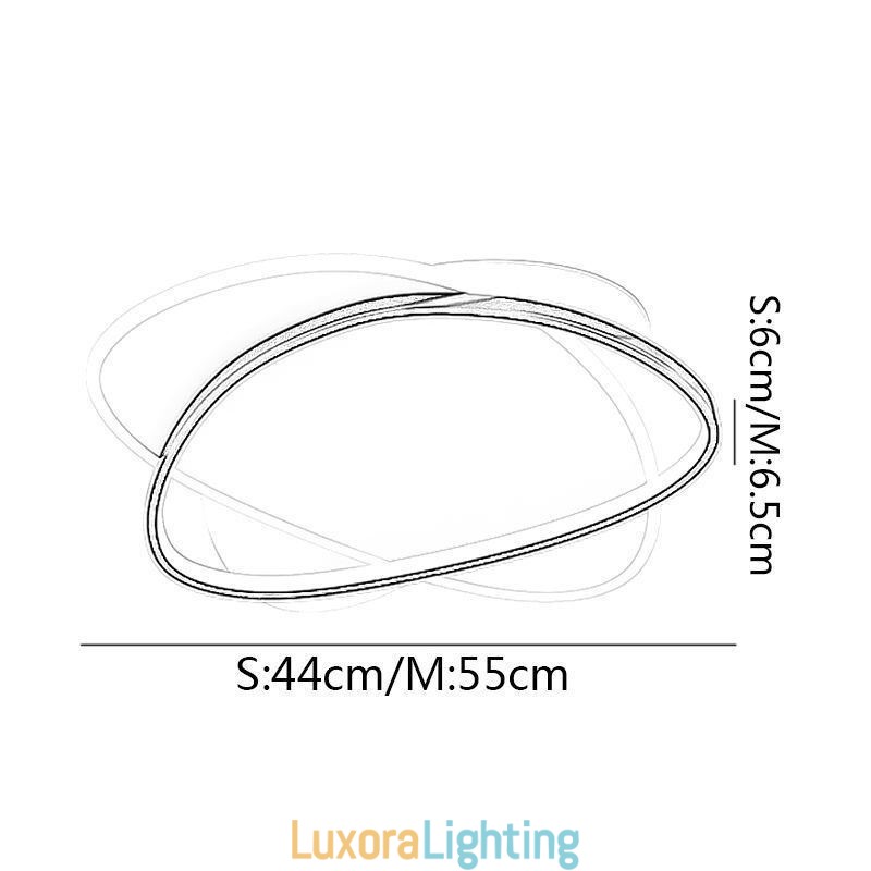 Designer Touch Decorative Modern Ceiling Lights Oval Ceiling Lamp