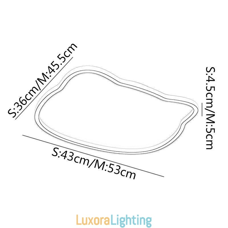 Designer Touch Decorative Modern Ceiling Lights Cat Face Ceiling Lamp