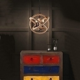 Designer Touch Decorative Country Mini Style Painting Metal Chandelier