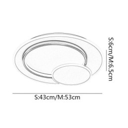 Designer Touch Decorative Modern Ceiling Lamp Round Ceiling Light