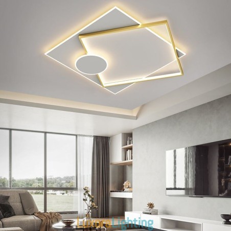 Designer Touch Decorative Modern Ceiling Light Square Geometric Acrylic Ceiling Lamp