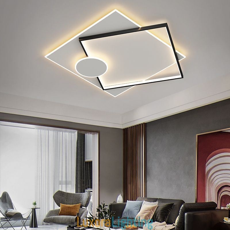 Designer Touch Decorative Modern Ceiling Light Square Geometric Acrylic Ceiling Lamp