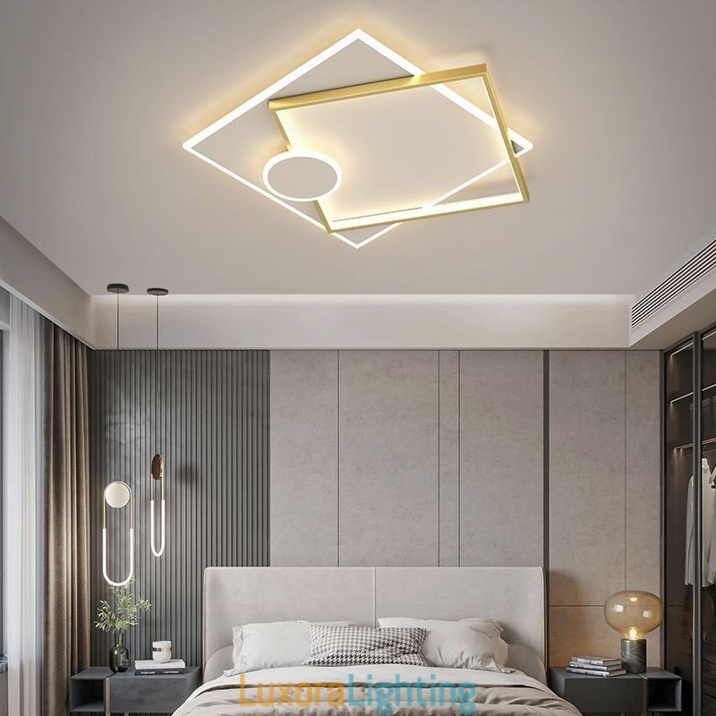 Designer Touch Decorative Modern Ceiling Light Square Geometric Acrylic Ceiling Lamp
