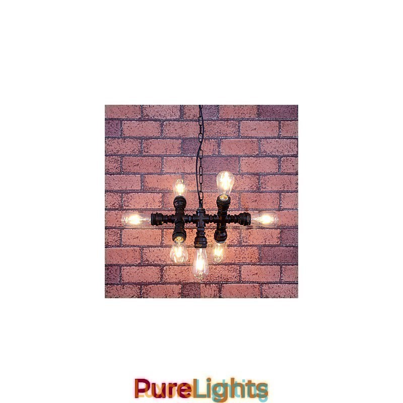 Designer Touch Decorative Vintage Painting Metal Chandelier