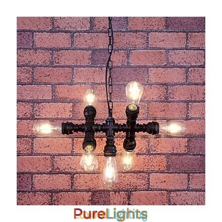 Designer Touch Decorative Vintage Painting Metal Chandelier