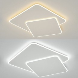Designer Touch Decorative Modern Flush Mount Geometric Square Ceiling Light