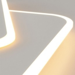 Designer Touch Decorative Modern Flush Mount Geometric Square Ceiling Light