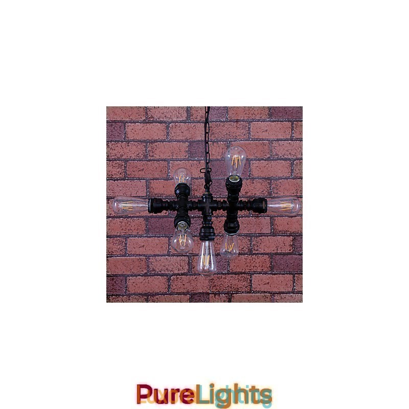 Designer Touch Decorative Vintage Painting Metal Chandelier