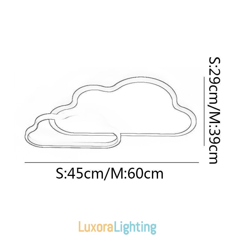 Designer Touch Decorative Modern Ceiling Lamp Creative Cloud Decoration Light