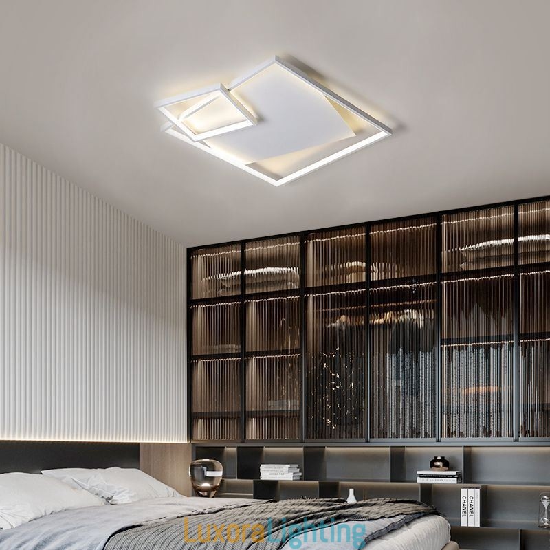 Designer Touch Decorative Modern Ceiling Lamp Square Indoor Smart Lighting Fixtures