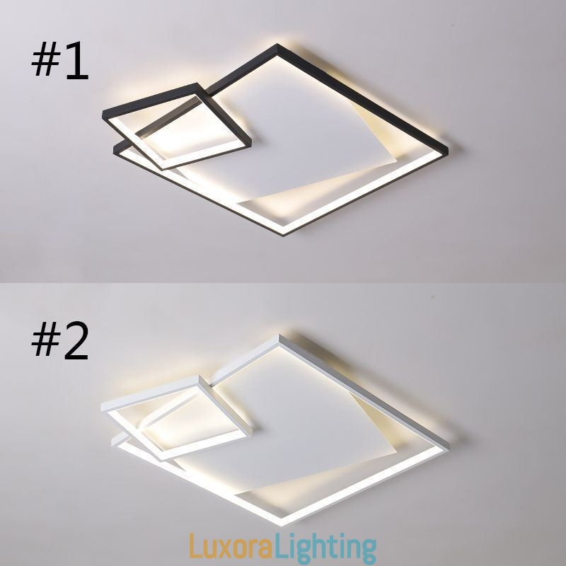 Designer Touch Decorative Modern Ceiling Lamp Square Indoor Smart Lighting Fixtures
