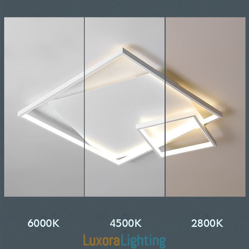 Designer Touch Decorative Modern Ceiling Lamp Square Indoor Smart Lighting Fixtures
