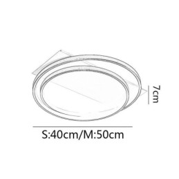 Designer Touch Decorative Modern Ceiling Light Round Flush Mount Ceiling Lamp