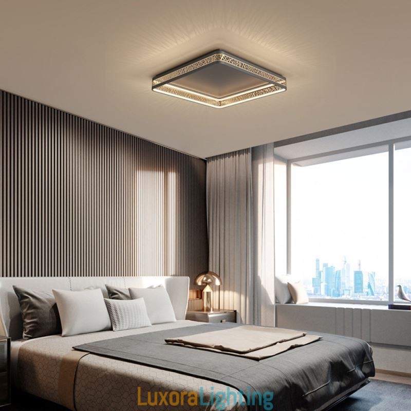 Designer Touch Decorative Ceiling Light Bird Nest Square Lamp Modern Fixtures
