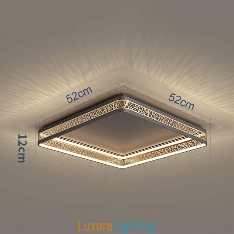 Designer Touch Decorative Ceiling Light Bird Nest Square Lamp Modern Fixtures