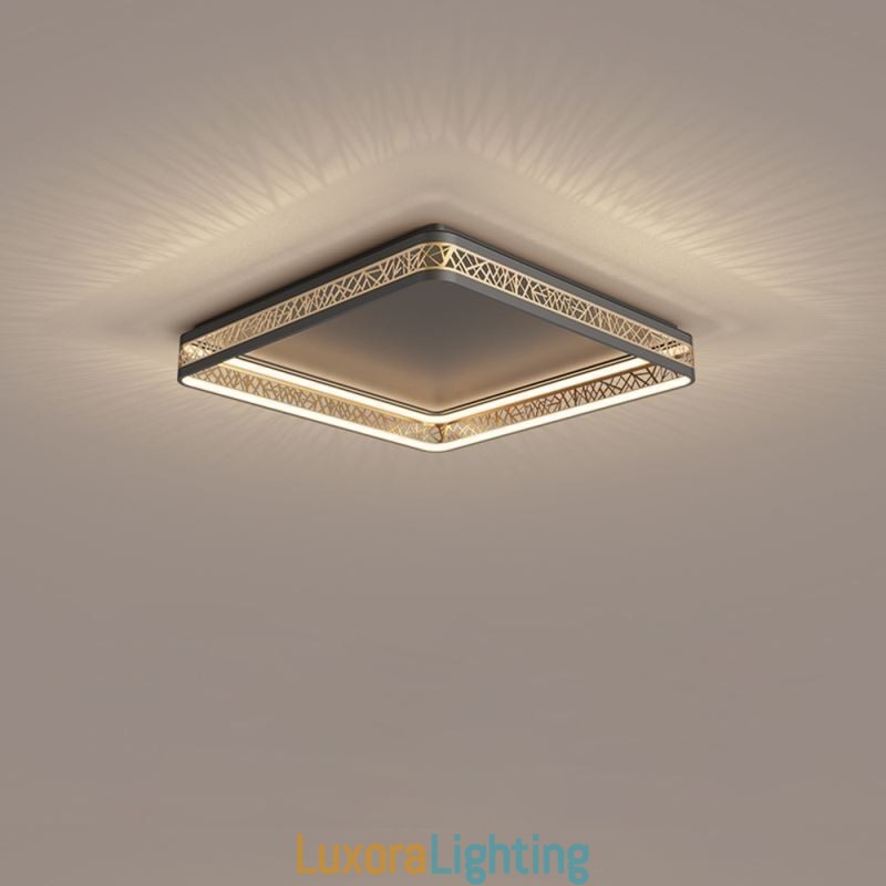 Designer Touch Decorative Ceiling Light Bird Nest Square Lamp Modern Fixtures